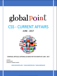 Monthly Global Point Current Affairs June 2017