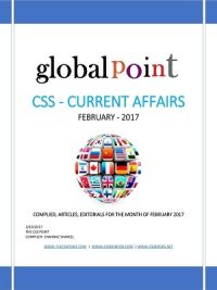 Monthly Global Point Current Affairs January 2017