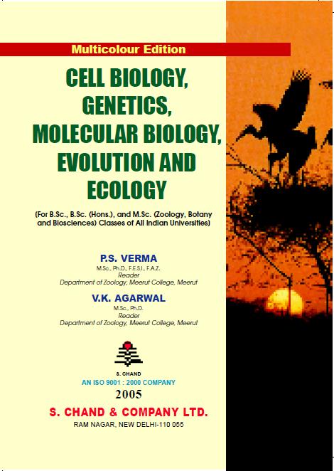 Cell Biology Genetics Molecular Biology Evolution and Ecology by Verma Agarwal