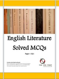English Literature Solved MCQs