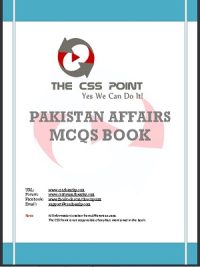 Pakistan Affairs MCQs Book