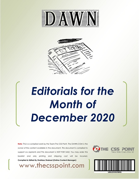 Monthly DAWN Editorials December 2020