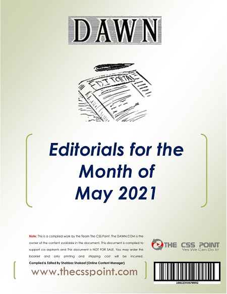 Monthly DAWN Editorials May 2021
