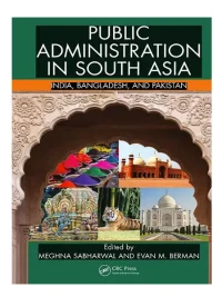 Public Administration in South Asia India, Bangladesh, and Pakistan