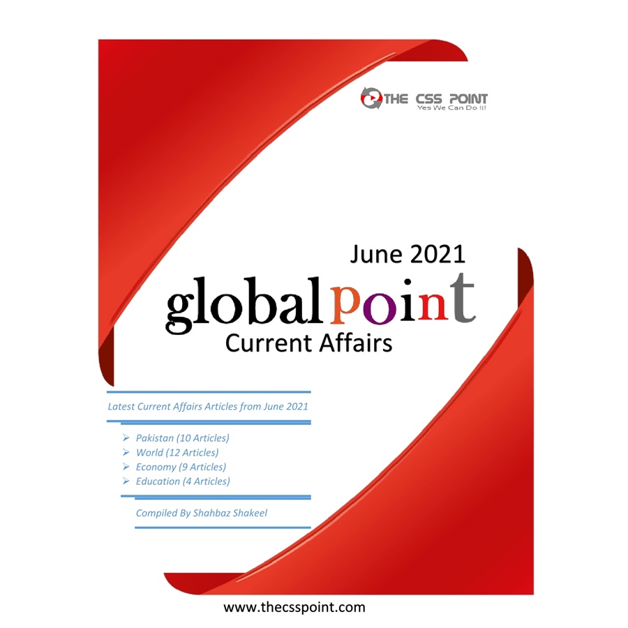 Monthly Global Point Current Affairs June 2021