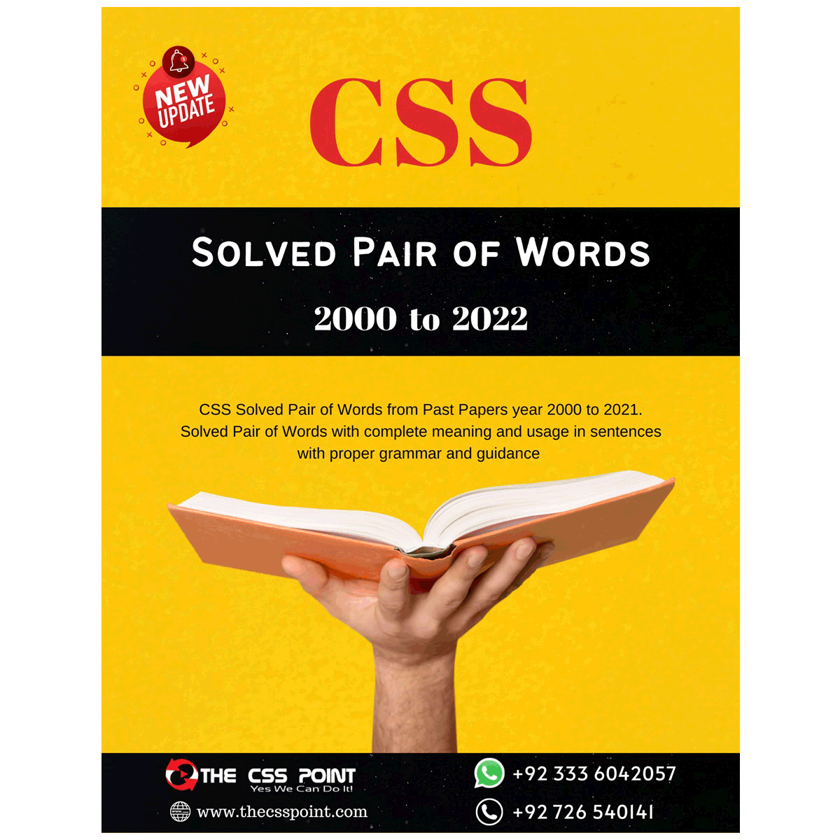 CSS Solved Pair of Words 2000 to 2022 Updated Edition