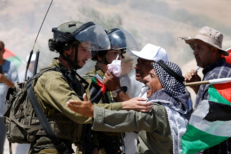 Bombing Palestinians