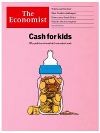 The Economist Magazine 25th May 2024
