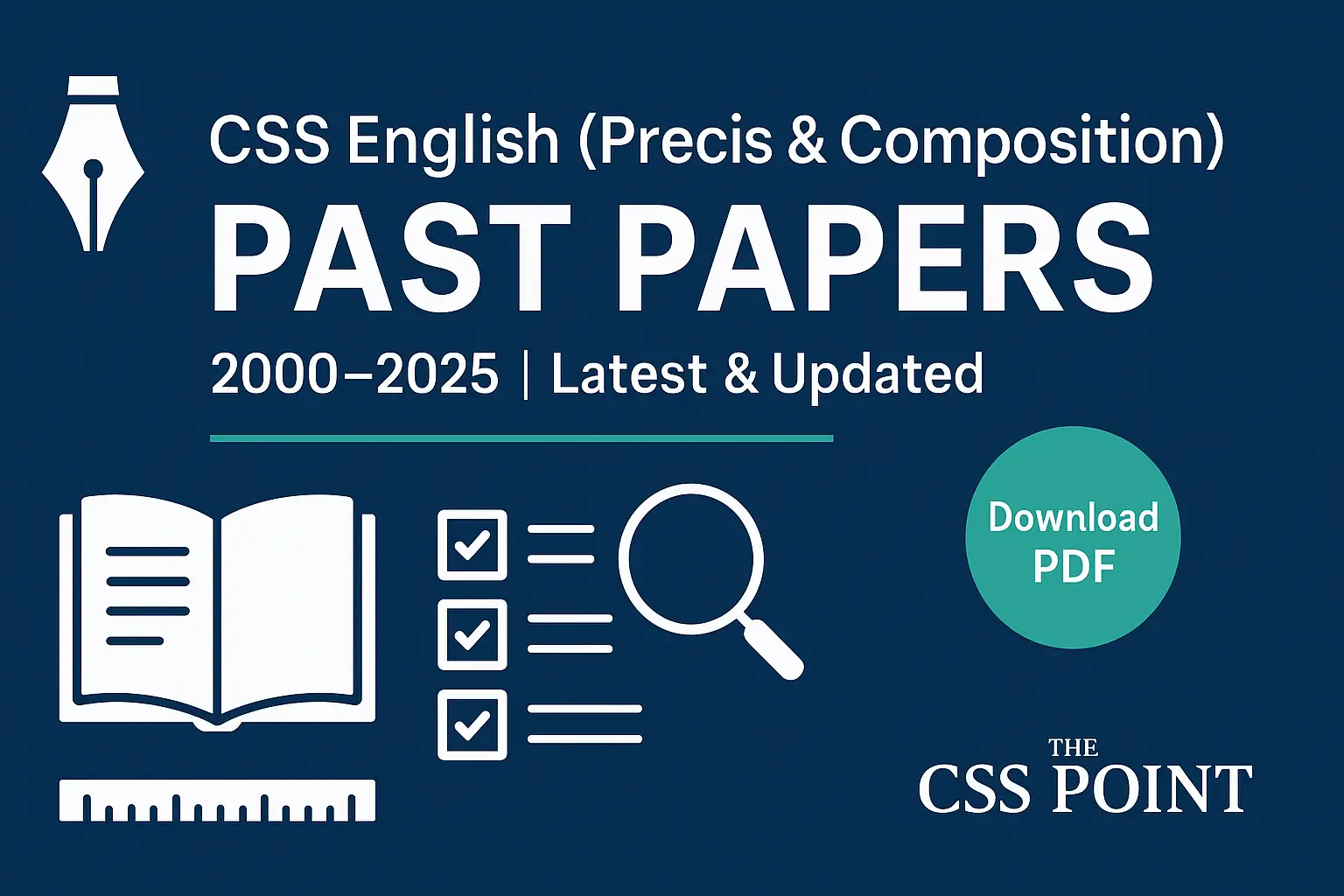 CSS English (Precis and Composition) Past Papers