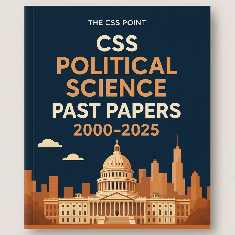 CSS Political Science Past Papers 2000 to 2025