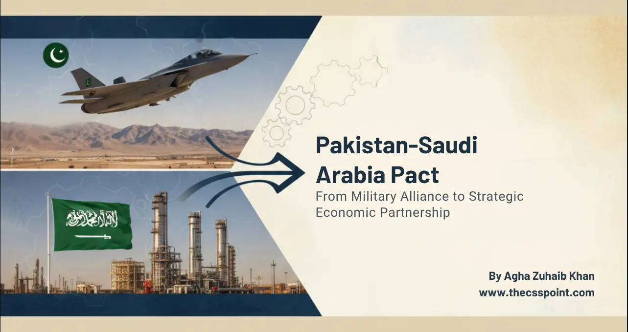 Pakistan-Saudi Arabia Pact By Agha Zuhaib Khan